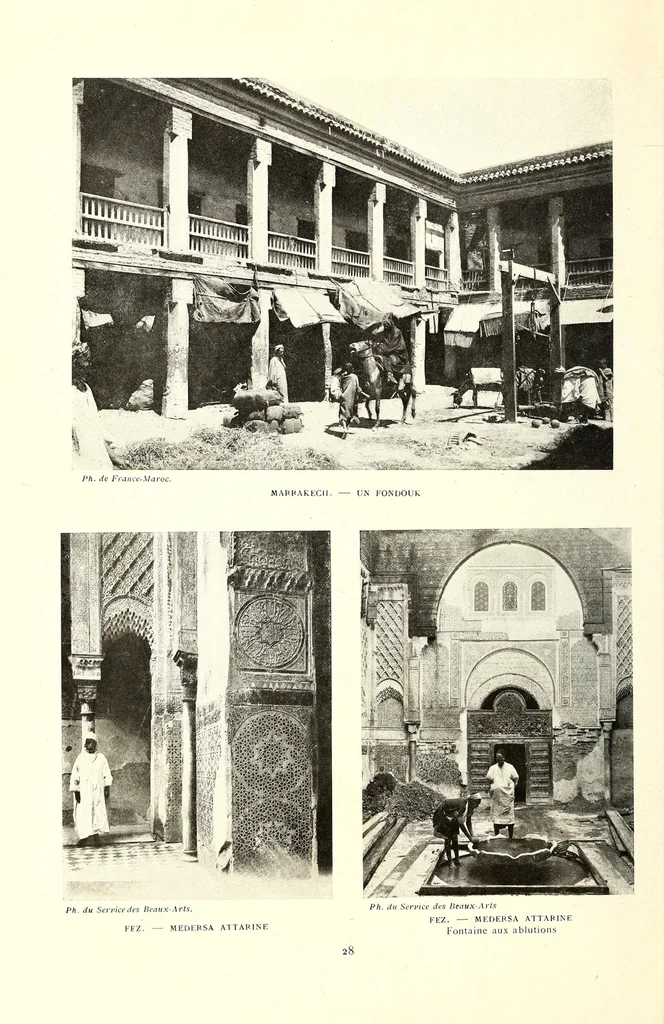 An illustration from Le Maroc artistique, 1917, leaf 36