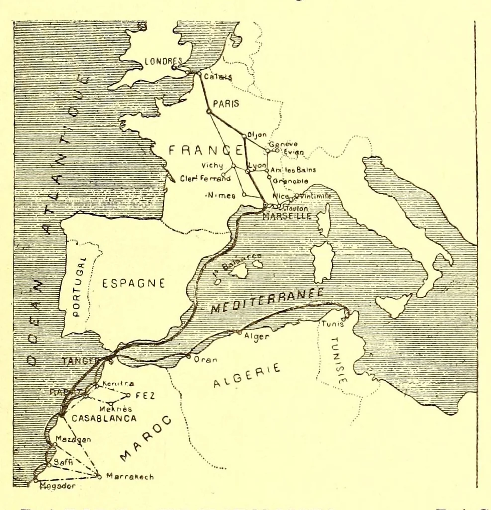 An illustration from Le Maroc artistique, 1917, leaf 61