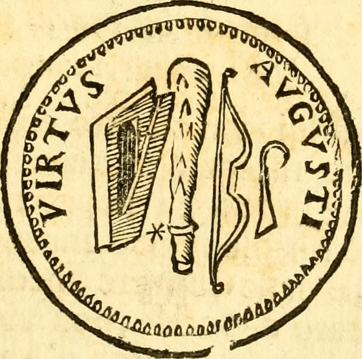 An illustration from Le memorie bresciane : opera historica, e simbolica, 1693, leaf 50