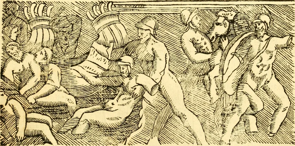 An illustration from Le memorie bresciane : opera historica, e simbolica, 1693, leaf 80