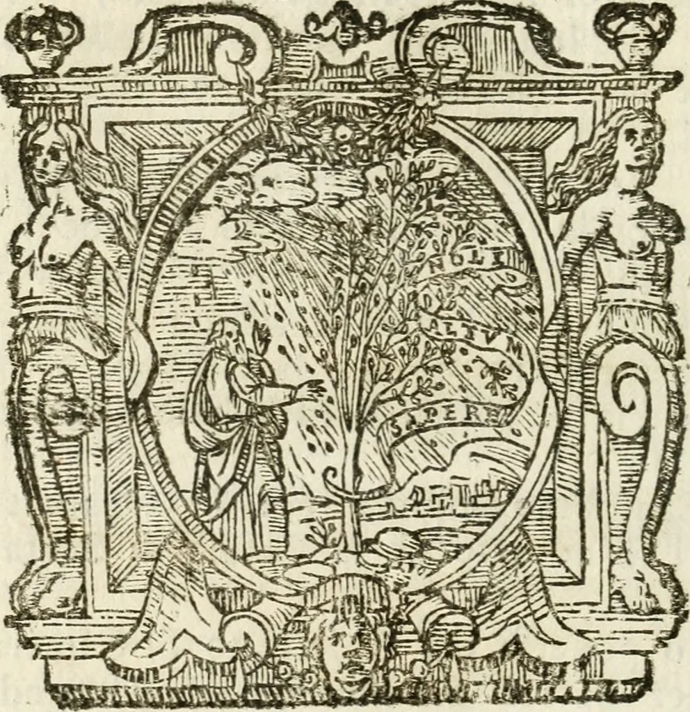 An illustration from Le memorie de l'anno santo M.DC.LXXV : celebrato da papa Clemente X e consecrate alla santitá di N.S. papa Innocenzo XII, 1691, leaf 387