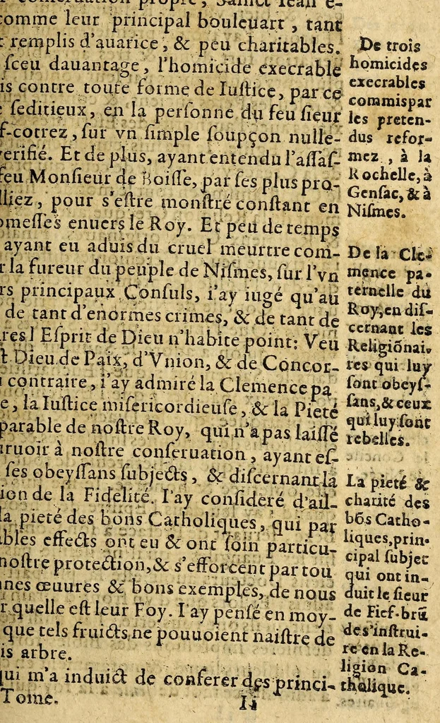 An illustration from Le mercure françois, ou, La suitte de l'histoire de la paix. : Commençant l'an M. D.CV. pour suitte du septenaire du D. Cayer, & finissant au sacre du tres-Chrestien roy de France & de Nauarre Loys XIII. [i.e. Cayet. From 1605 to 1635 by J. and E. Richer, and continued to 1644 by J. Renaudot], 1611, leaf 563
