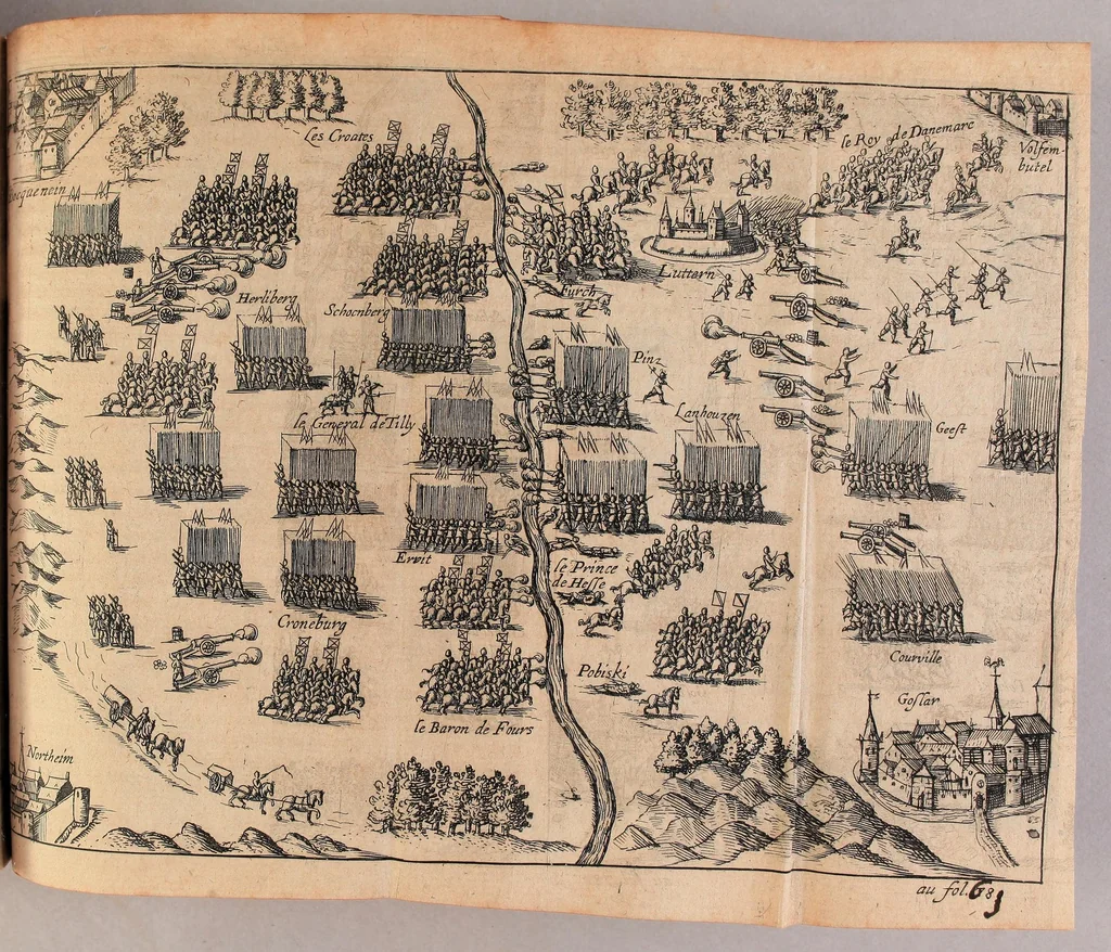 An illustration from Le mercure françois, ou, La suitte de l'histoire de la paix. : Commençant l'an M. D.CV. pour suitte du septenaire du D. Cayer, & finissant au sacre du tres-Chrestien roy de France & de Nauarre Loys XIII. [i.e. Cayet. From 1605 to 1635 by J. and E. Richer, and continued to 1644 by J. Renaudot], 1611, leaf 707