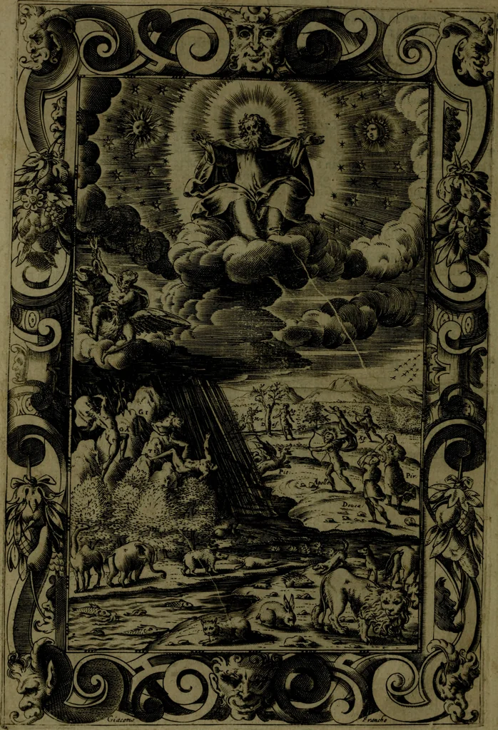 An illustration from Le Metamorfosi, 1584, leaf 19