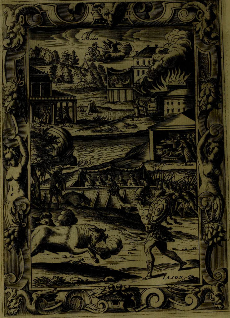 An illustration from Le Metamorfosi, 1584, leaf 249