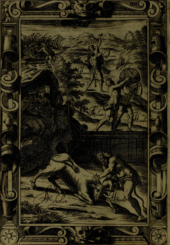 An illustration from Le Metamorfosi, 1584, leaf 331
