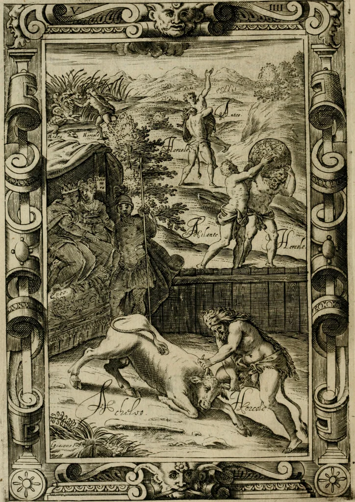 An illustration from Le metamorfosi di Ovidio, 1584, leaf 331
