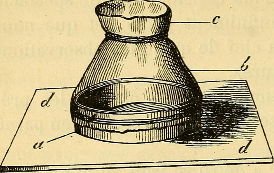 An illustration from Le microscope manuel a l'usage des étudiants, 1867, leaf 127