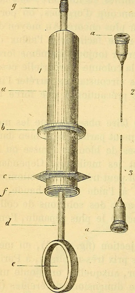 An illustration from Le microscope manuel a l'usage des étudiants, 1867, leaf 221