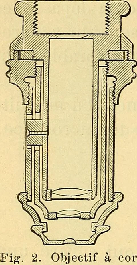 An illustration from Le microscope manuel a l'usage des étudiants, 1867, leaf 273