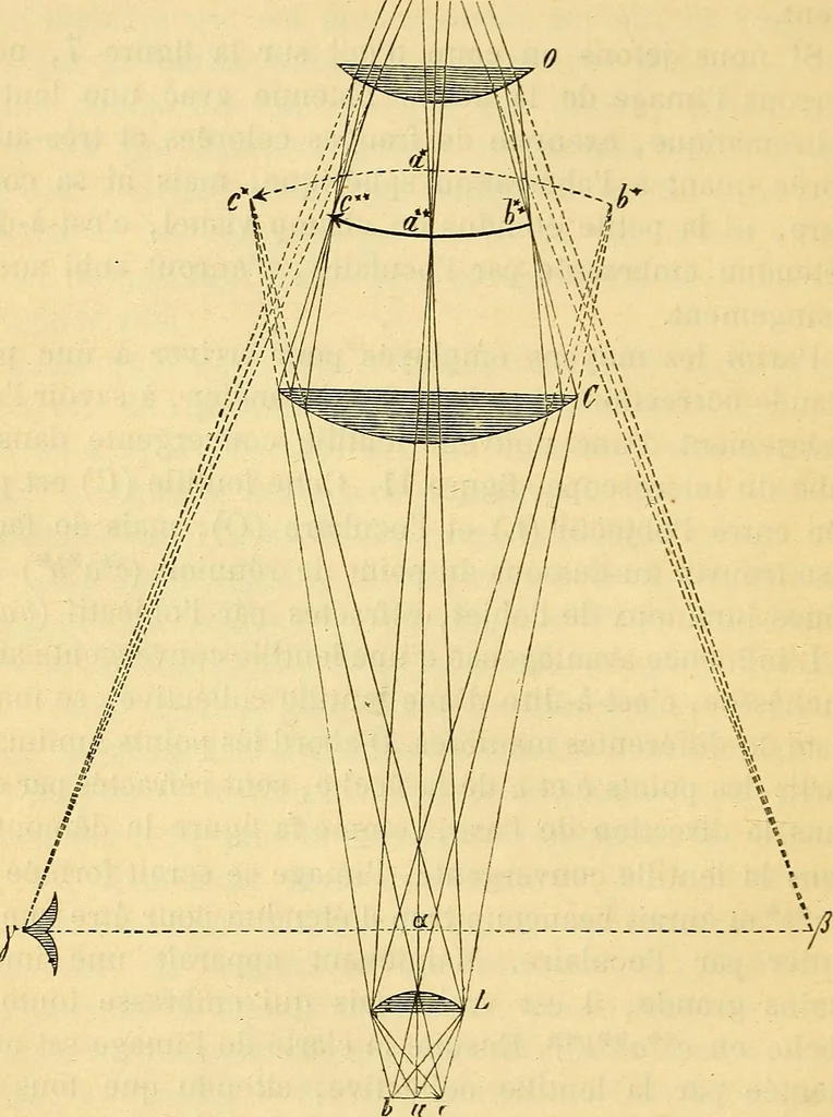 An illustration from Le microscope manuel a l'usage des étudiants, 1867, leaf 33