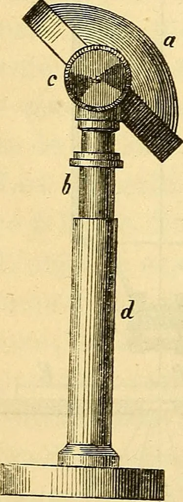 An illustration from Le microscope manuel a l'usage des étudiants, 1867, leaf 45