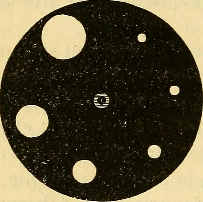 An illustration from Le microscope manuel a l'usage des étudiants, 1867, leaf 47