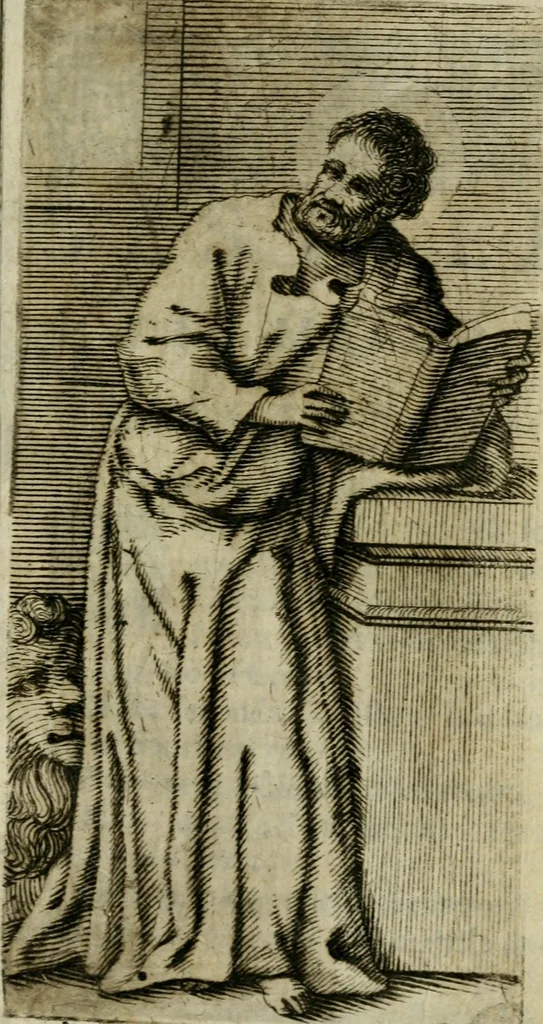 An illustration from Le minere della pittura : compendiosa informazione, 1664, leaf 38