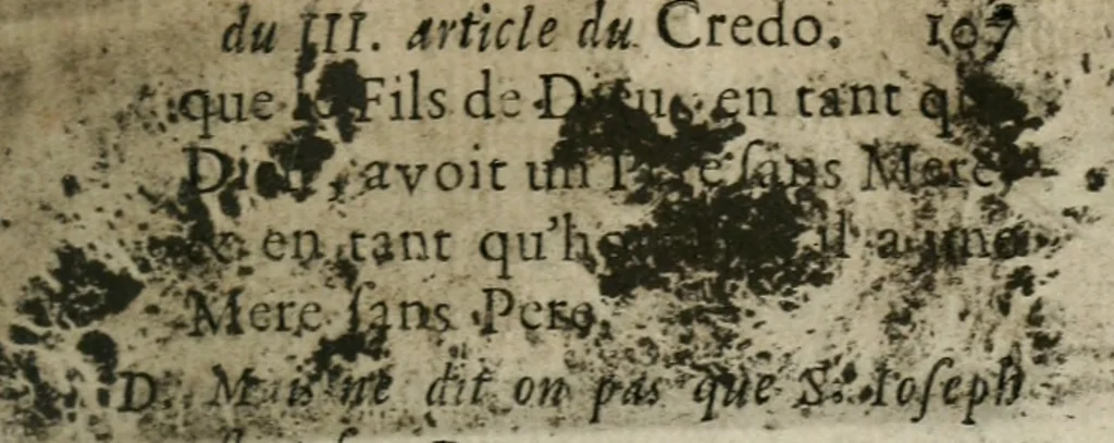 An illustration from Le Missionaire paroissial [sur les catechismes, 1685, leaf 114