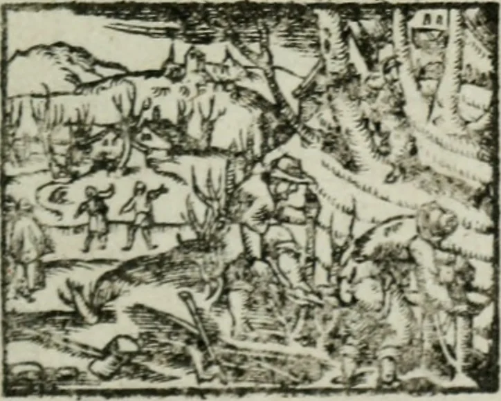 An illustration from Le Missionaire paroissial [sur les catechismes, 1685, leaf 506