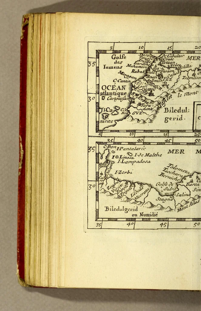 An illustration from Le monde ou La géographie universelle : contenant les descriptions, les cartes, et le blason, des principaux païs du monde., 1676, leaf 202