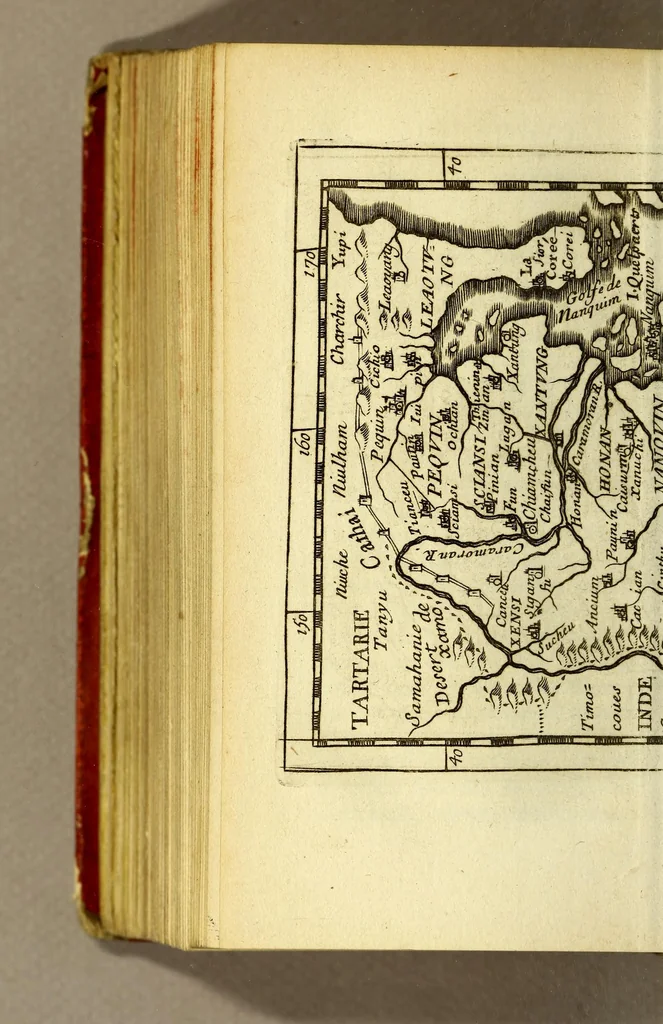 An illustration from Le monde ou La géographie universelle : contenant les descriptions, les cartes, et le blason, des principaux païs du monde., 1676, leaf 436