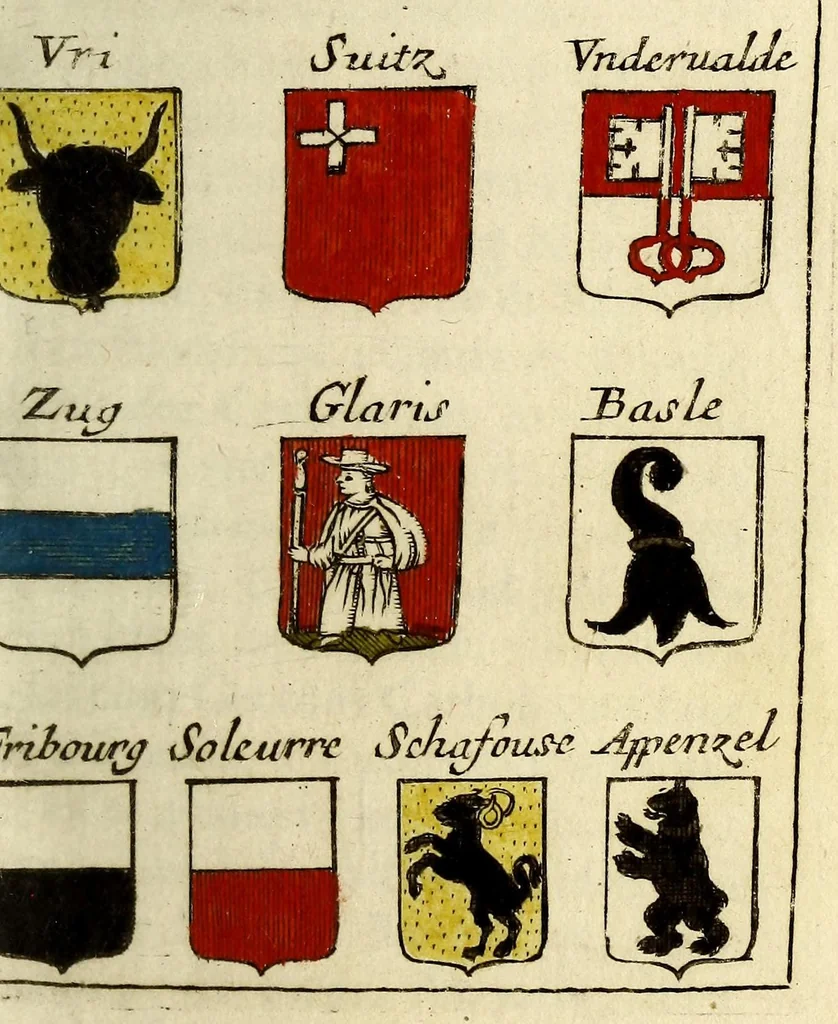 An illustration from Le monde ou La géographie universelle : contenant les descriptions, les cartes, et le blason, des principaux païs du monde., 1676, leaf 185