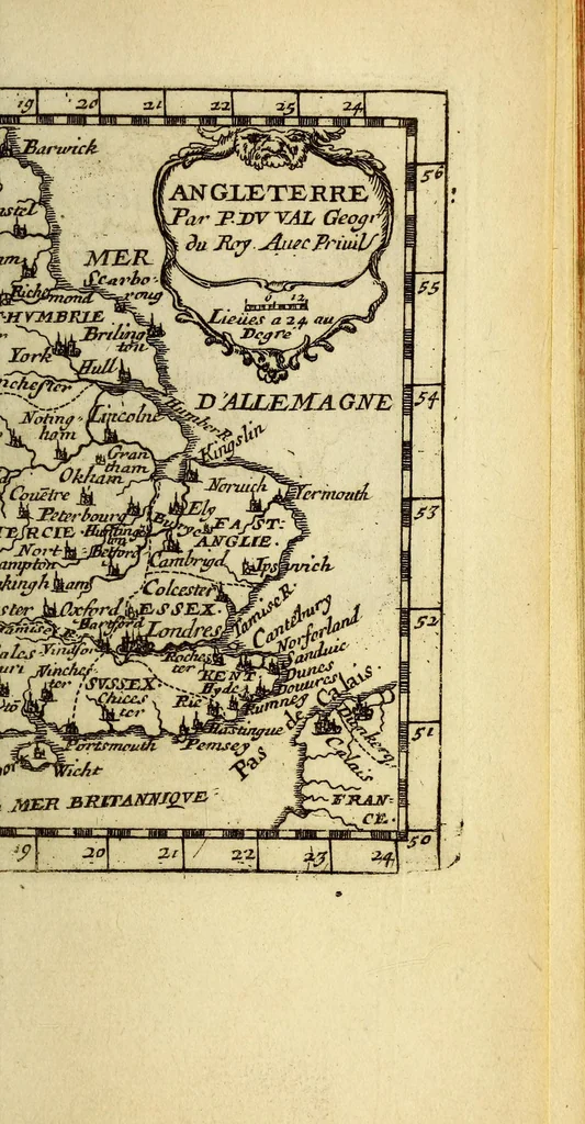 An illustration from Le monde ou La géographie universelle : contenant les descriptions, les cartes, et le blason, des principaux païs du monde., 1676, leaf 427
