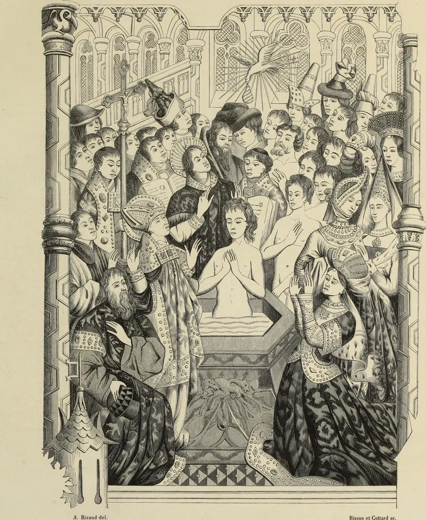 An illustration from Le Moyen age et la Renaissance, 1851, leaf 12