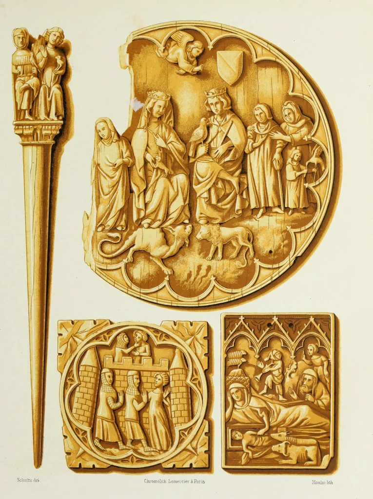 An illustration from Le Moyen age et la Renaissance, 1851, leaf 54