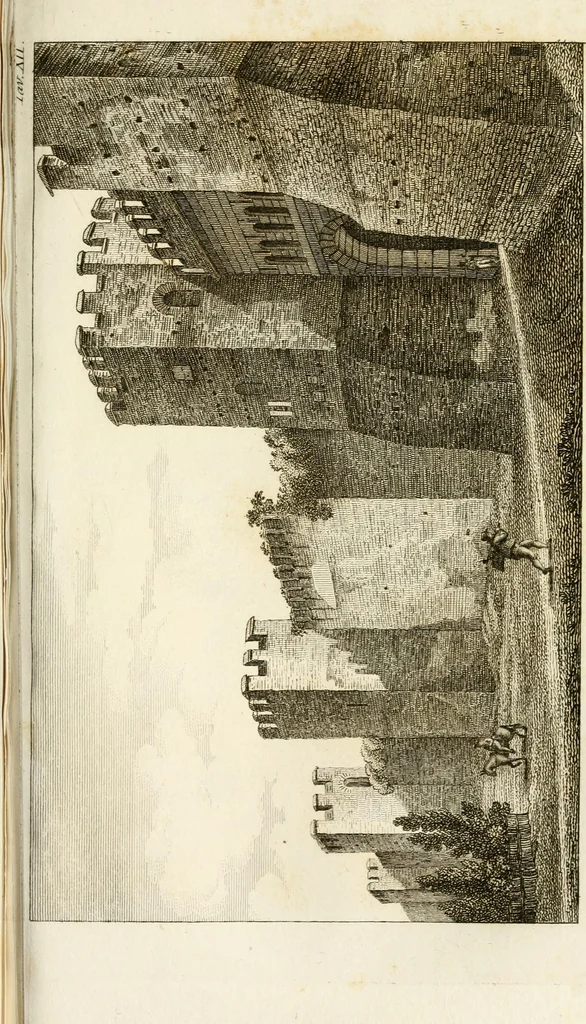 An illustration from Le mura di Roma, 1820, leaf 442
