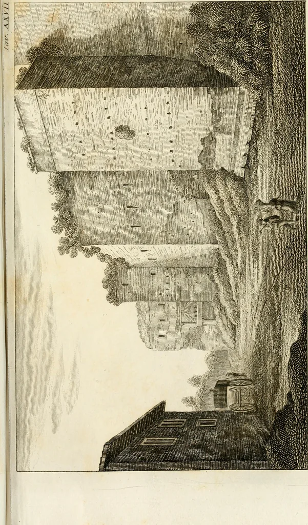 An illustration from Le mura di Roma, 1820, leaf 472