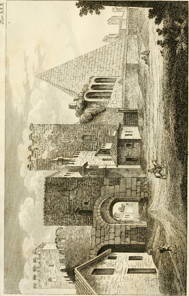 An illustration from Le mura di Roma, 1820, leaf 478