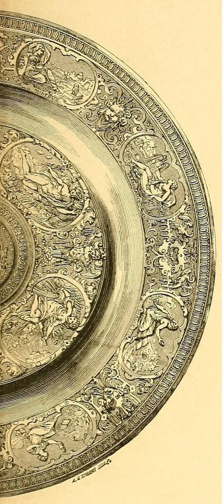 An illustration from Le musée rétrospectif du métal à l'Exposition de l'union centrale des beaux-arts, 1880, 1881, leaf 141