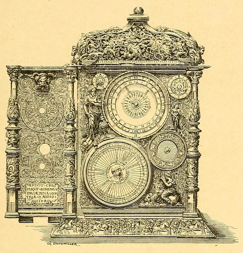 An illustration from Le musée rétrospectif du métal à l'Exposition de l'union centrale des beaux-arts, 1880, 1881, leaf 157
