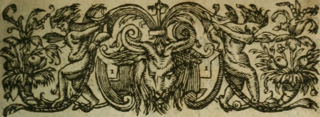 An illustration from Le mystere d'iniqvité, c'est à dire l'histoire de la papavté. Par qvels progrez elle est montée à ce comble, & quelles oppositions les gens de bien lui ont faict de temps en temps. Ou sont aussi defendus les droicts des empereurs, rois & princes chrestiens, contre les assertions des cardinaux Bellarmin & Baronius, 1612, leaf 8