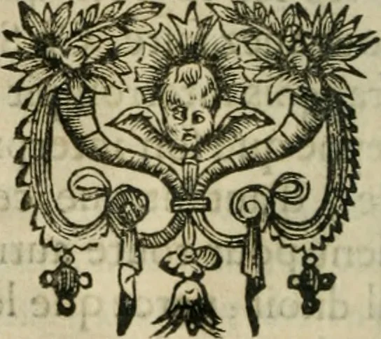An illustration from L'Encyclopédie des beaux esprits, contenant les moyens de parvenir à la connoissance des belles sciences, 1657, leaf 133