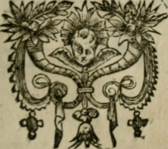 An illustration from L'Encyclopédie des beaux esprits, contenant les moyens de parvenir à la connoissance des belles sciences, 1657, leaf 340