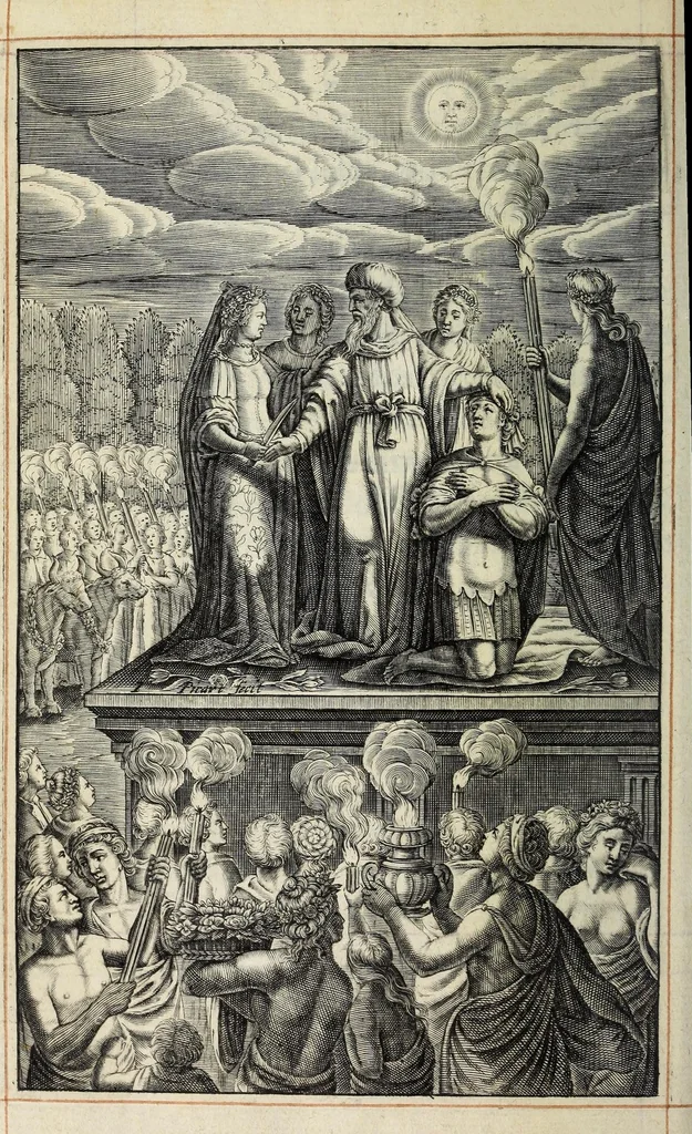 An illustration from L'Endimion, 1624, leaf 346