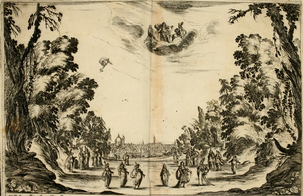 An illustration from Le nozze degli dei : favola, 1637, leaf 11