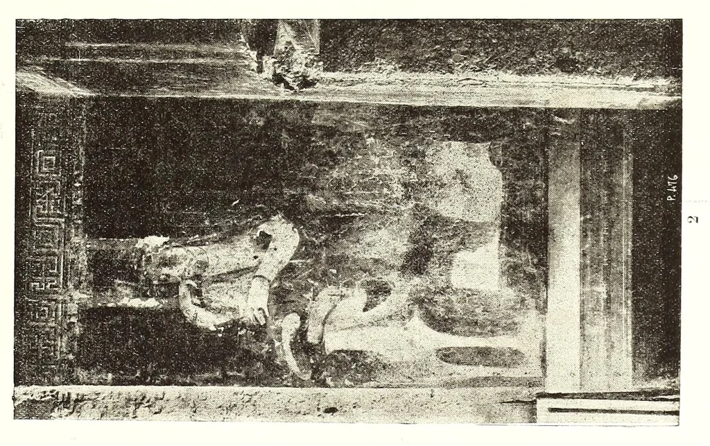 An illustration from Le nozze di Bacco ed Arianna : rappresentazione pittorica spettacolosa nel triclinio di una villa suburbana di Pompei, 1921, leaf 93