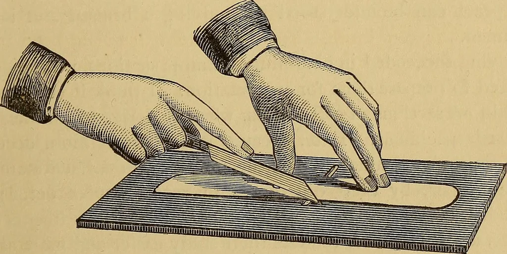 An illustration from The lens, 1872, leaf 38