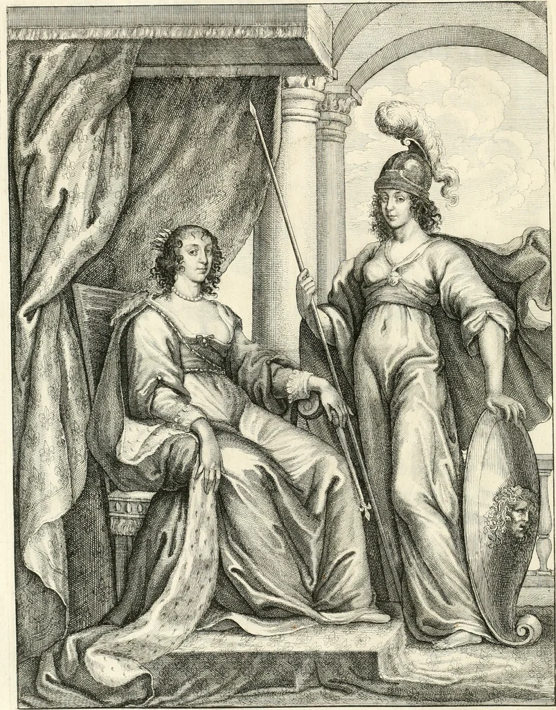 An illustration from Histoire de l'entree de la reyne mere du roy tres-chrestien dans la Grande-Bretaigne : enrichie de planches, 1639, leaf 15