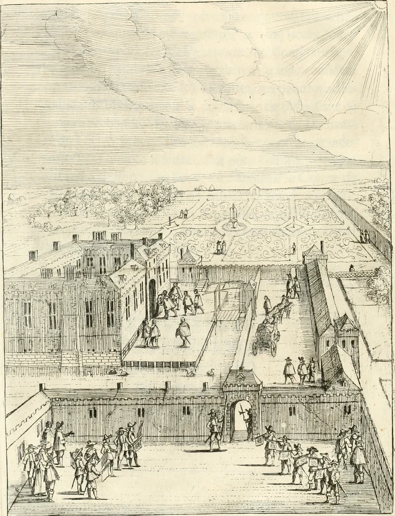 An illustration from Histoire de l'entree de la reyne mere du roy tres-chrestien dans la Grande-Bretaigne : enrichie de planches, 1639, leaf 41