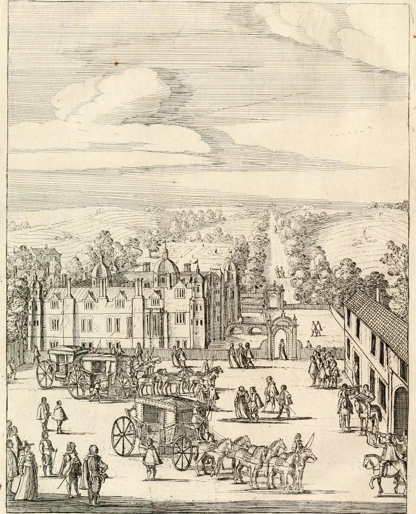 An illustration from Histoire de l'entree de la reyne mere du roy tres-chrestien dans la Grande-Bretaigne : enrichie de planches, 1639, leaf 47