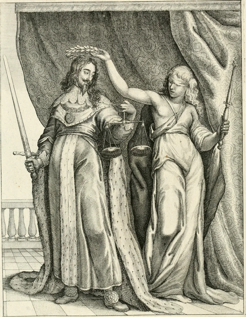 An illustration from Histoire de l'entree de la reyne mere du roy tres-chrestien dans la Grande-Bretaigne : enrichie de planches, 1639, leaf 7
