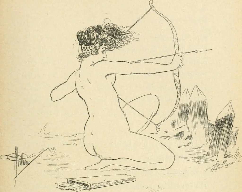 An illustration from Le Nu au salon, 1888, leaf 150
