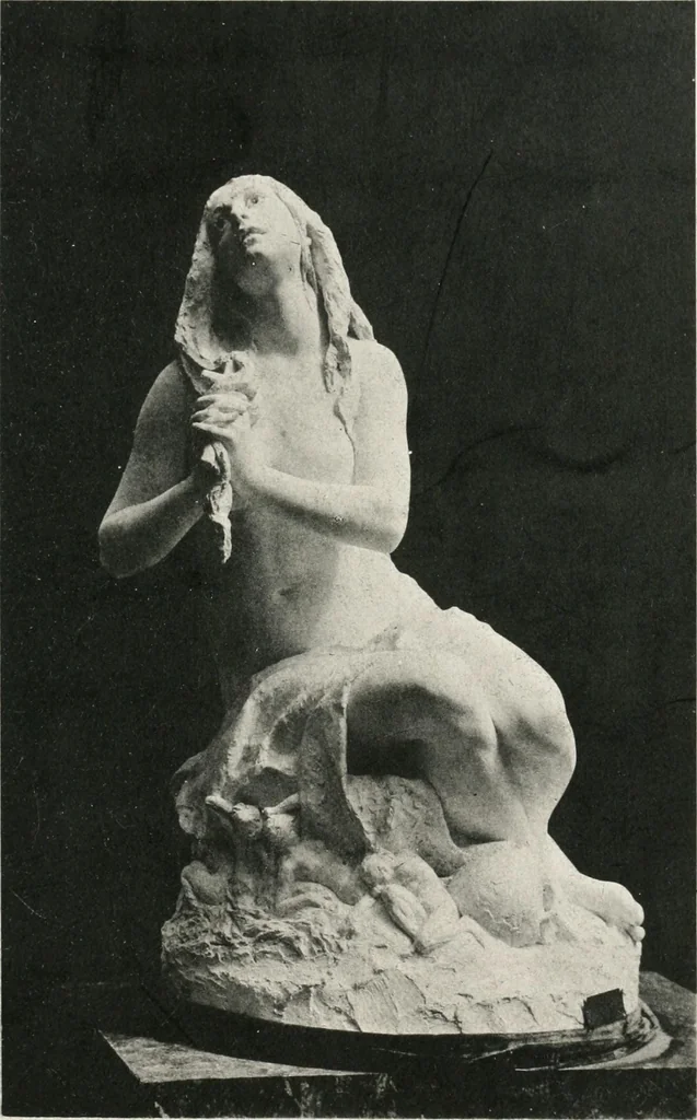 An illustration from Le Nu au salon, 1888, leaf 156