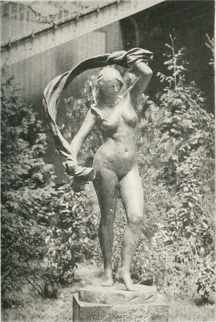An illustration from Le Nu au salon, 1888, leaf 168