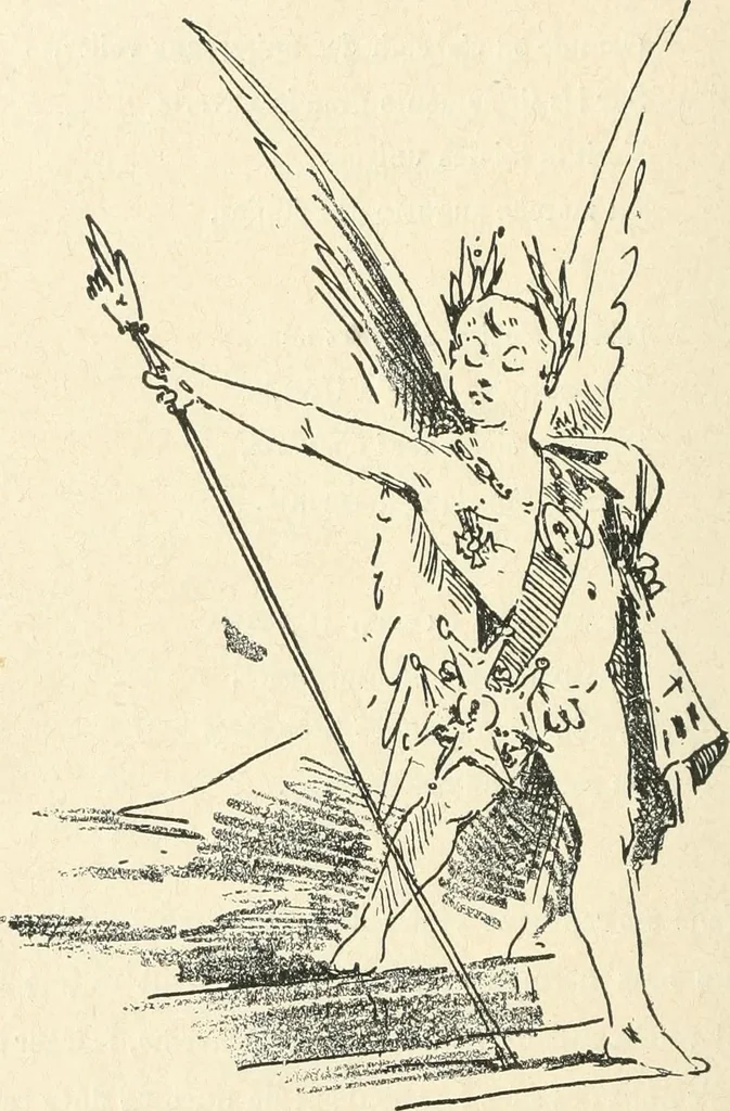 An illustration from Le Nu au salon, 1888, leaf 173