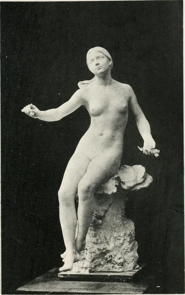 An illustration from Le Nu au salon, 1888, leaf 180
