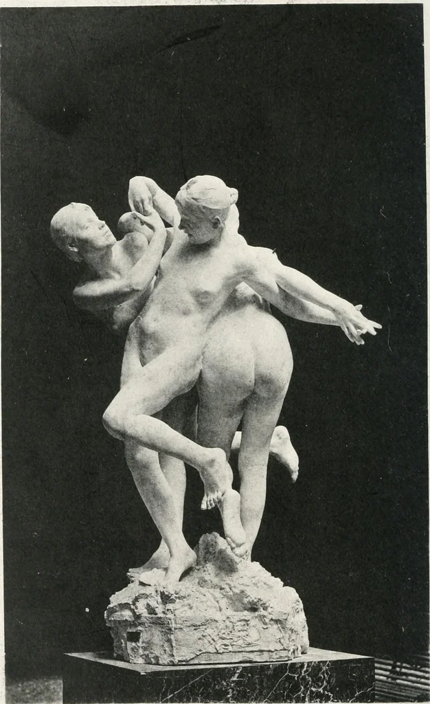 An illustration from Le Nu au salon, 1888, leaf 191