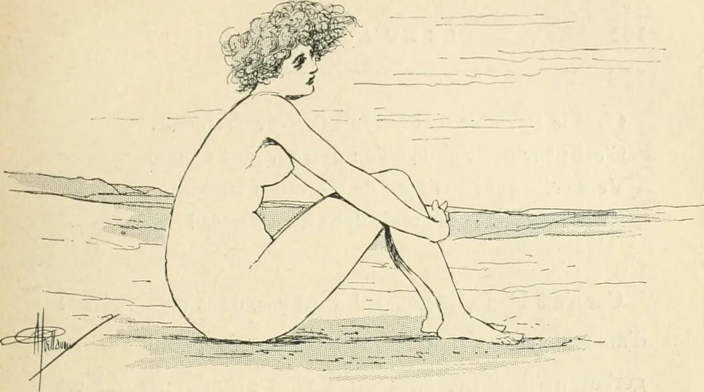 An illustration from Le Nu au salon, 1888, leaf 194