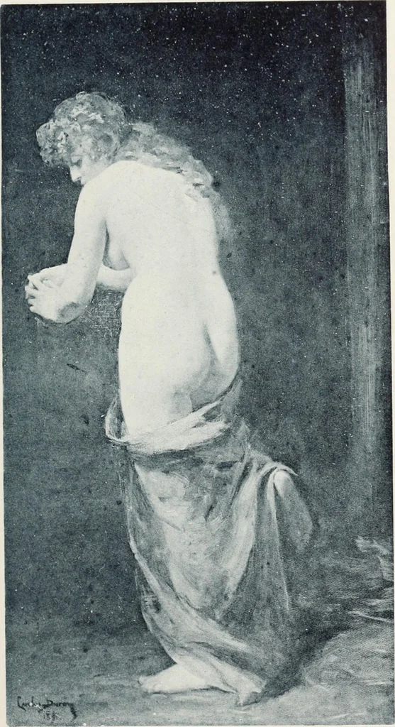 An illustration from Le Nu au salon, 1888, leaf 26